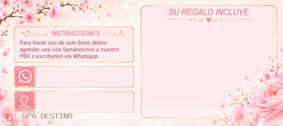 Dia de las madres rosa - reverso