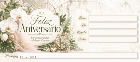 Aniversario flores - frente